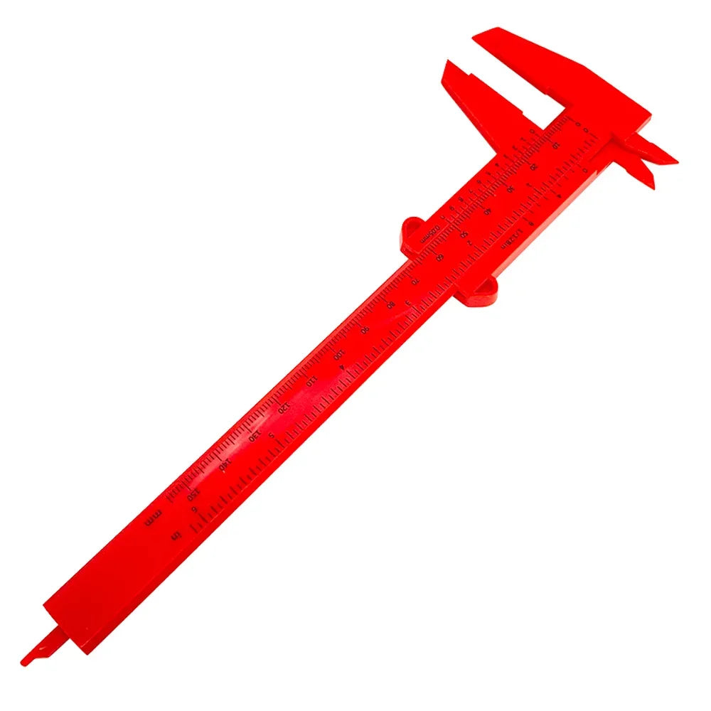 1pc Vernier Caliper 0-150mm Plastic Calipers Gauge Measuring Tools 150mm Vernier Caliper Aperture Depth Diameter Measure Tool