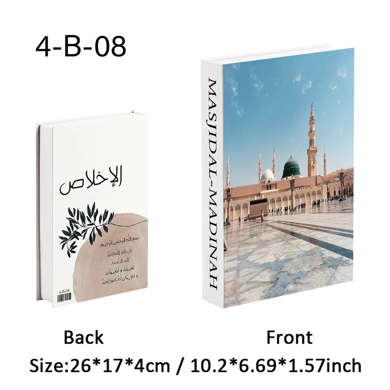 Islamic Church Writing Culture Fake Books Decorative Coffee Table Decoration Storage Box Bookshelf Bedroom Aesthetic Home Decor