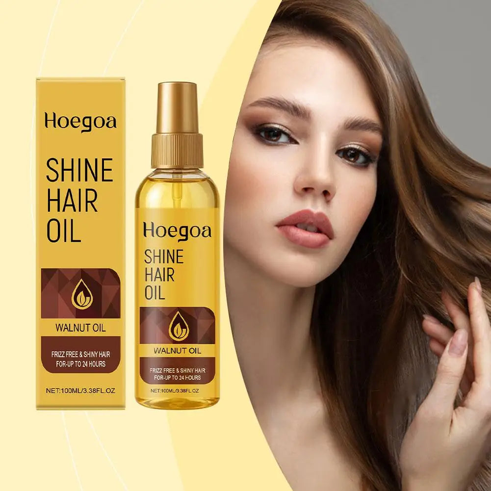 Natural Walnut Oil Promotes Healthy Hair Thickens and Extends Massage Pure Moisturizing Oil For Hair