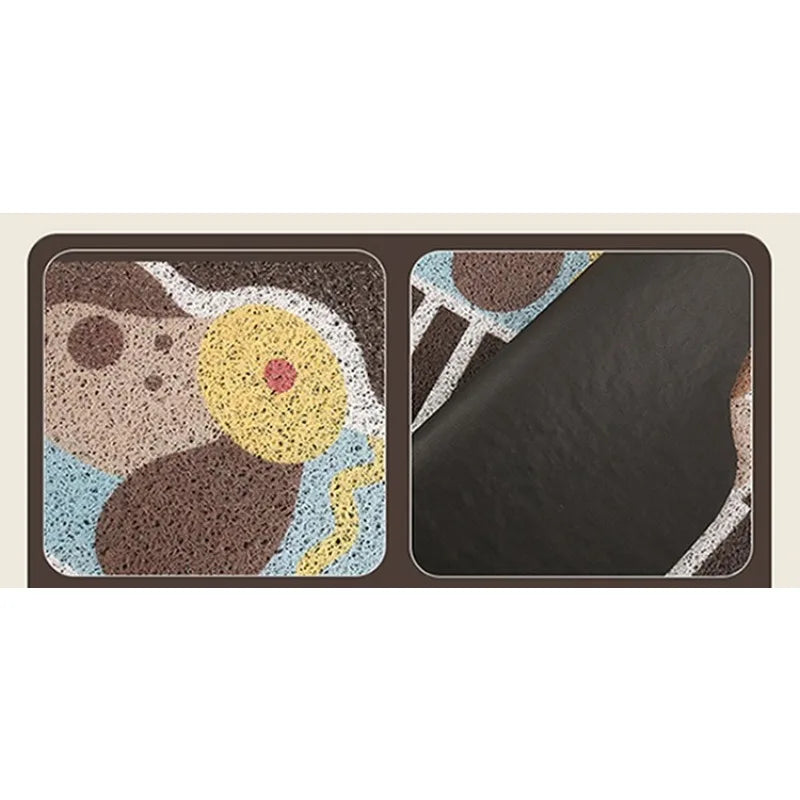 Three-piece Set Car Carpet Cute and Dirt-resistant Floor Mats Anti-dirt Non-slip Wear-resistant Protective Mats for Cars