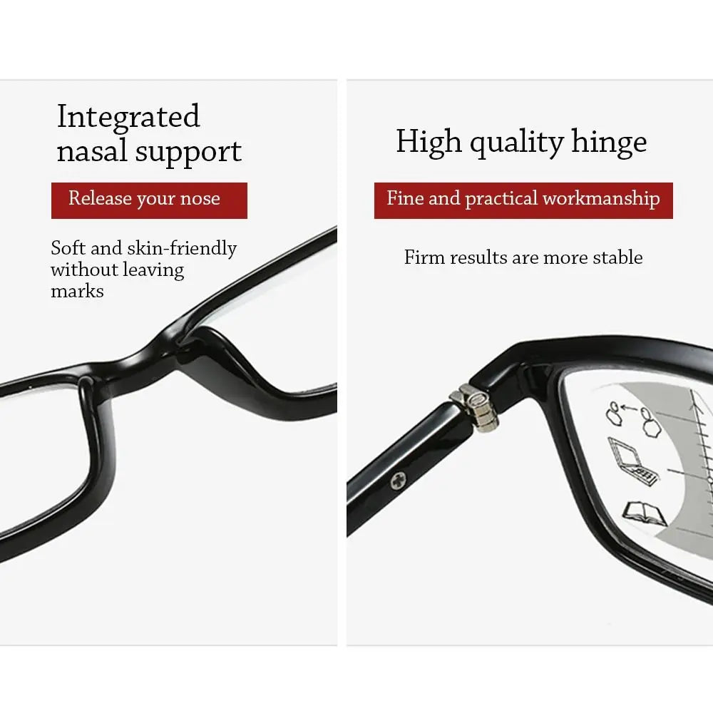 Progressive Multifocal Reading Glasses Anti-Blue Light Computer Glasses Eye Protection Ultra Light Eyeglasses For Men Women