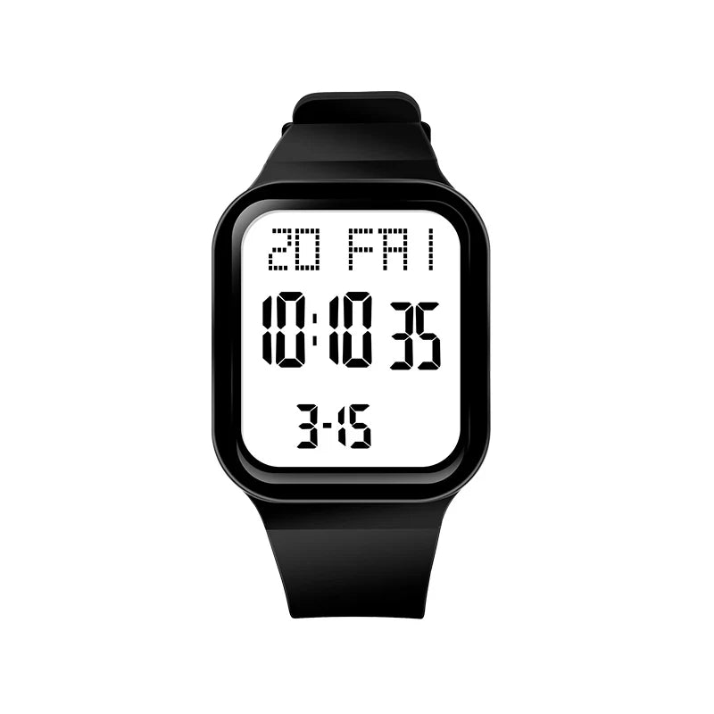 Watch For Men Sports High School Students Trendy Couple Watch Waterproof Alarm Clock Multi Functional Women's Electronic Watches