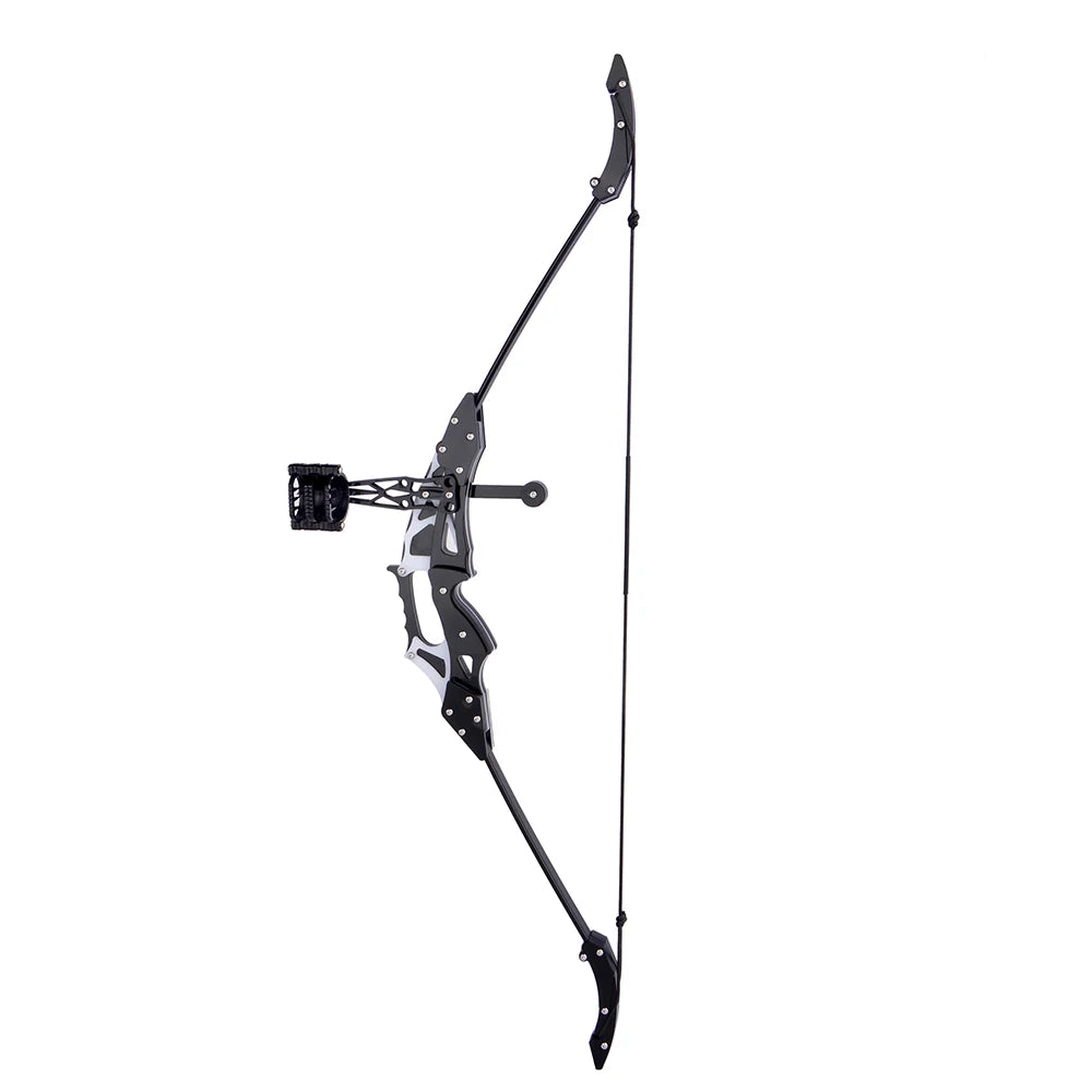 18Lbs Archery Mini Recurve Bow 19" Short Shooting Bow with Wooden Arrows for Youth Teen Children Outdoor Targeting Practice Game