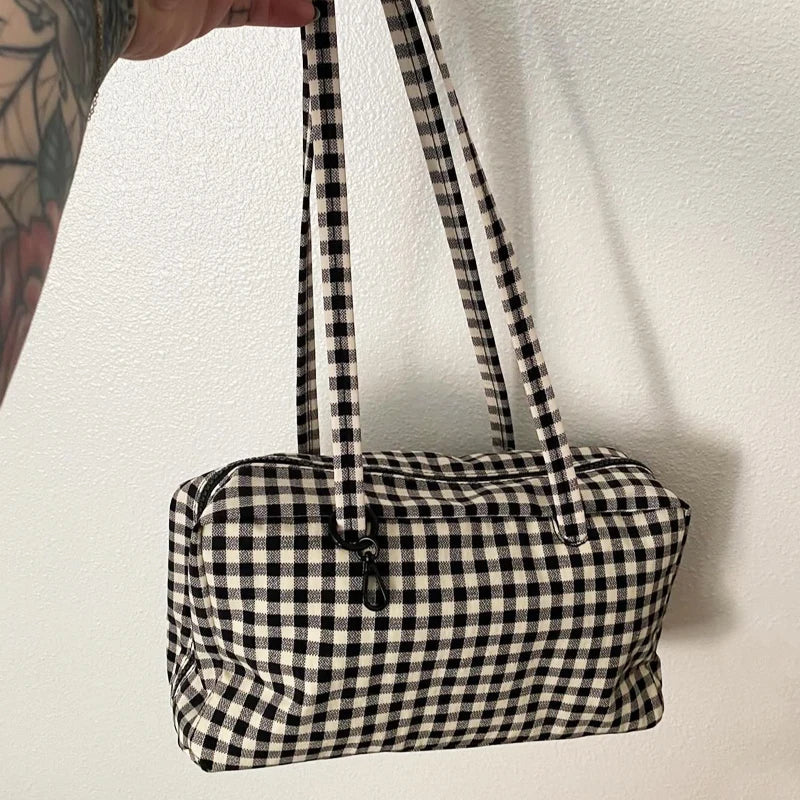 Casual Bowler Bags For Women Luxury Designer Handbags And Purses 2026 New In Polyester Circular Ornament Underarm Cloth Shoulder