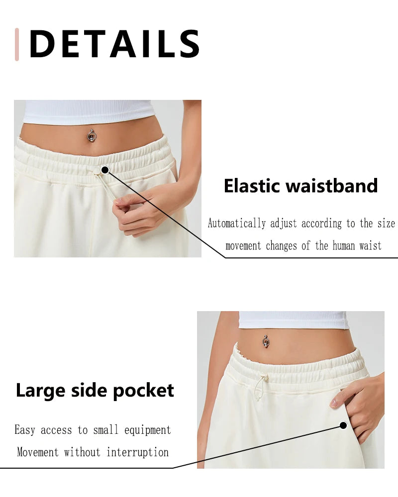Butt Lift Wide Jogging Pilates Straight Yoga Pant Push Up Sports Trousers Fitness Training Wear High Waist Baggy Pants for Women