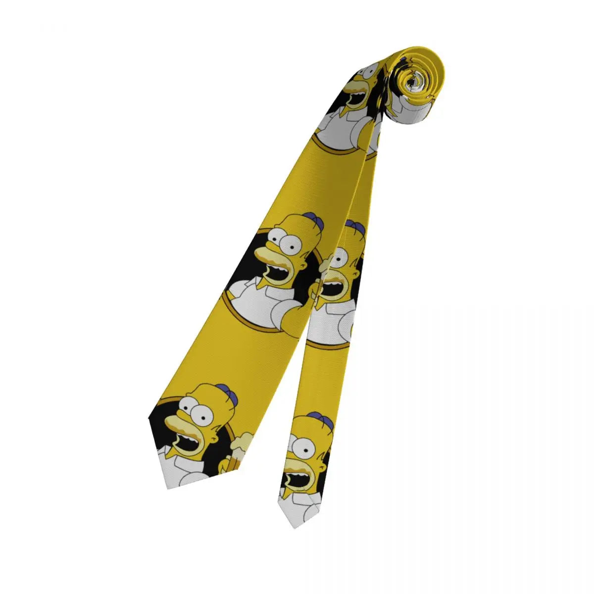 Personalized The S-Simpsones Homer Neck Ties Men Formal Silk Wedding Neckties