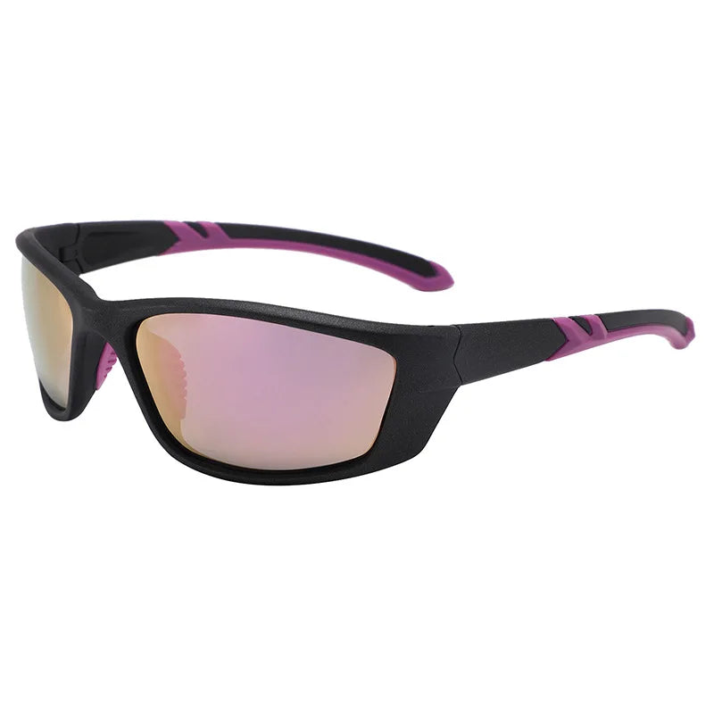 Men's Polarized Cycling Glasses Anti-glare Sports Sunglasses Women for Fishing Outdoor Mountaineering Sun Protection