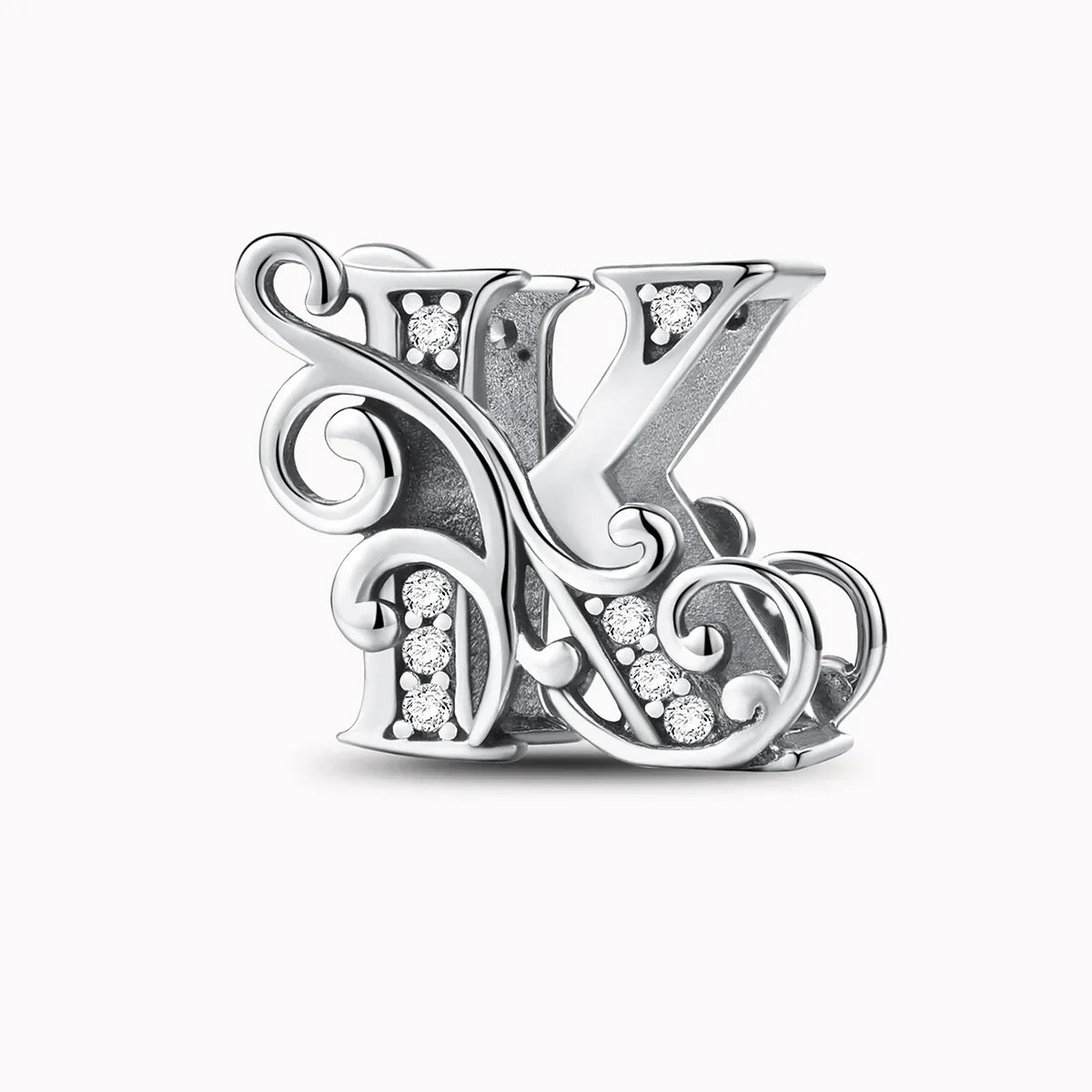 925 Sterling Silver English Letter Charms Beads Fit Original Pan DIY Bracelets Making Gift Of High Quality Fine Jewelry