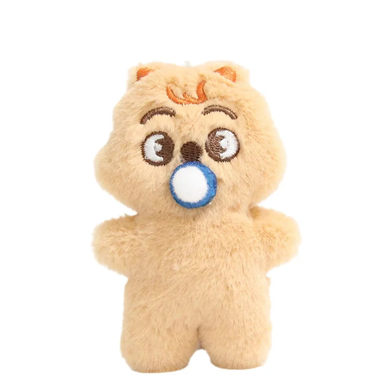 10CM New KPOP 2026 dominATE SKZOO StrayKids pacifier dummy DO IT KARMA toy Felix Bang Chan Hyunjin Plush Doll keychain Pendant