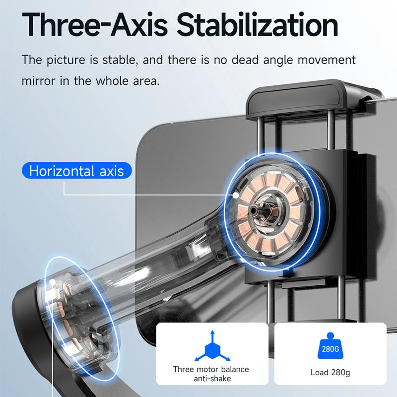 BAFANG New Product M02 Intelligent 3-Axis Stabiliser AI Auto Tracking Gimbal with Magnetic Remote Control Multi-Mode Shooting