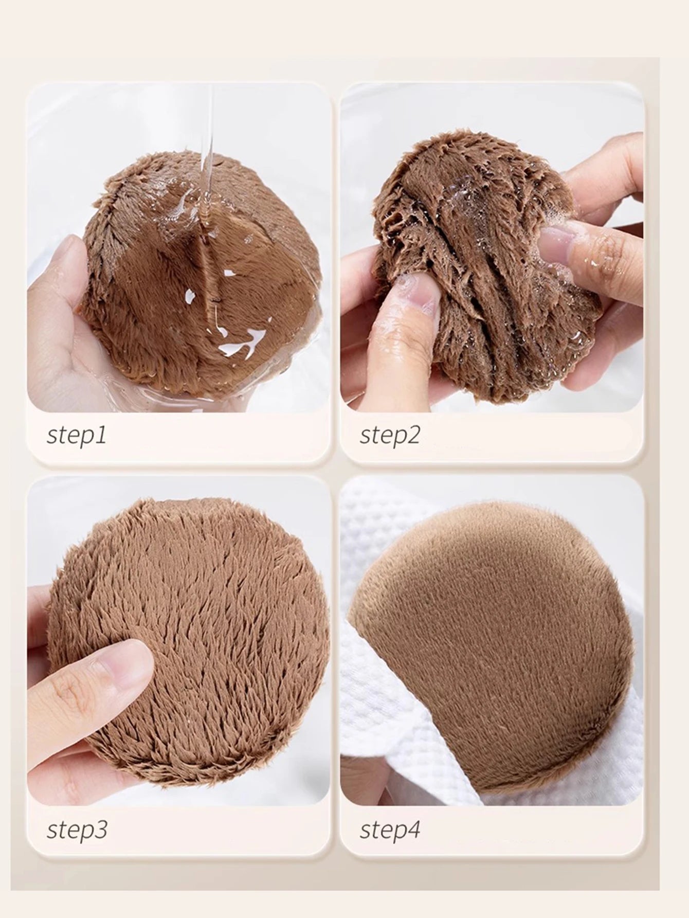 Female Makeup Blender Cosmetic Puff Powder Cute Cartoon Puff Portable Soft Cosmetic Puff Women Make up Tools Kawaii Makeup