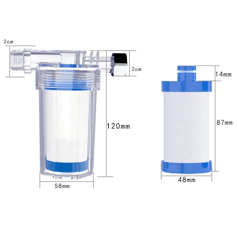 Universal Water Pipe Filter PP Cotton Shower Bath Sprayer Strainer Faucet Water heater Purification Kitchen Bathroom  Fittings