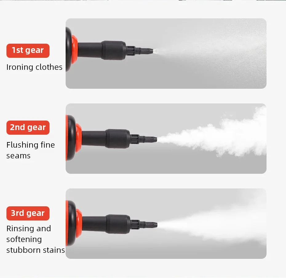 Handheld Steam Cleaner High-Pressure and High-Temperature Sterilization 1200W Household Air Conditioner Kitchen Hood Washer Gun