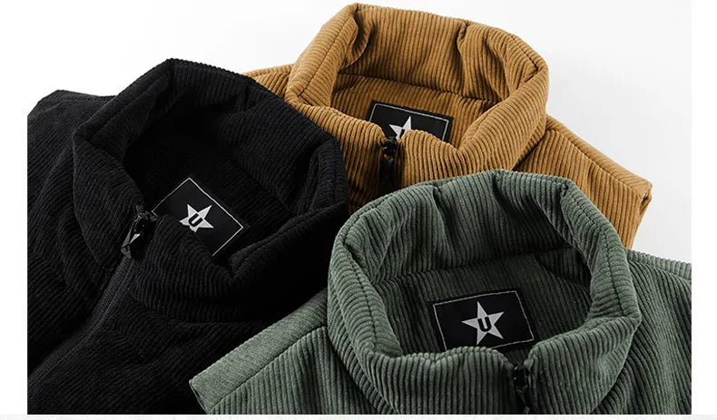 Winter Fashion Wool Vest Male Cotton-Padded Vests Coats Men Sleeveless Vest Jackets Warm Waistcoats Clothing Plus Size 6XL