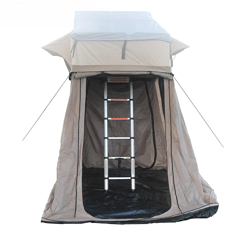 Soft shell roof tent, fully waterproof for all seasons of track tents