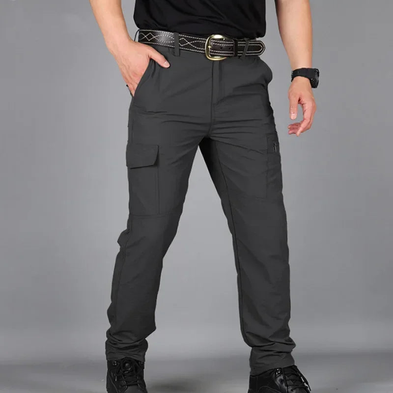Summer Cargo Pants Men Army Military Tactical Jogger Trekking Hiking Mountain Work Tourism Trousers Streetwear