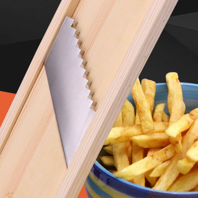 Vegetables Cutter Stainless Steel Blade Manual Chopper Potato Cucumber Carrot Slicer Grater Corrugated Slicer Kitchen Gadgets
