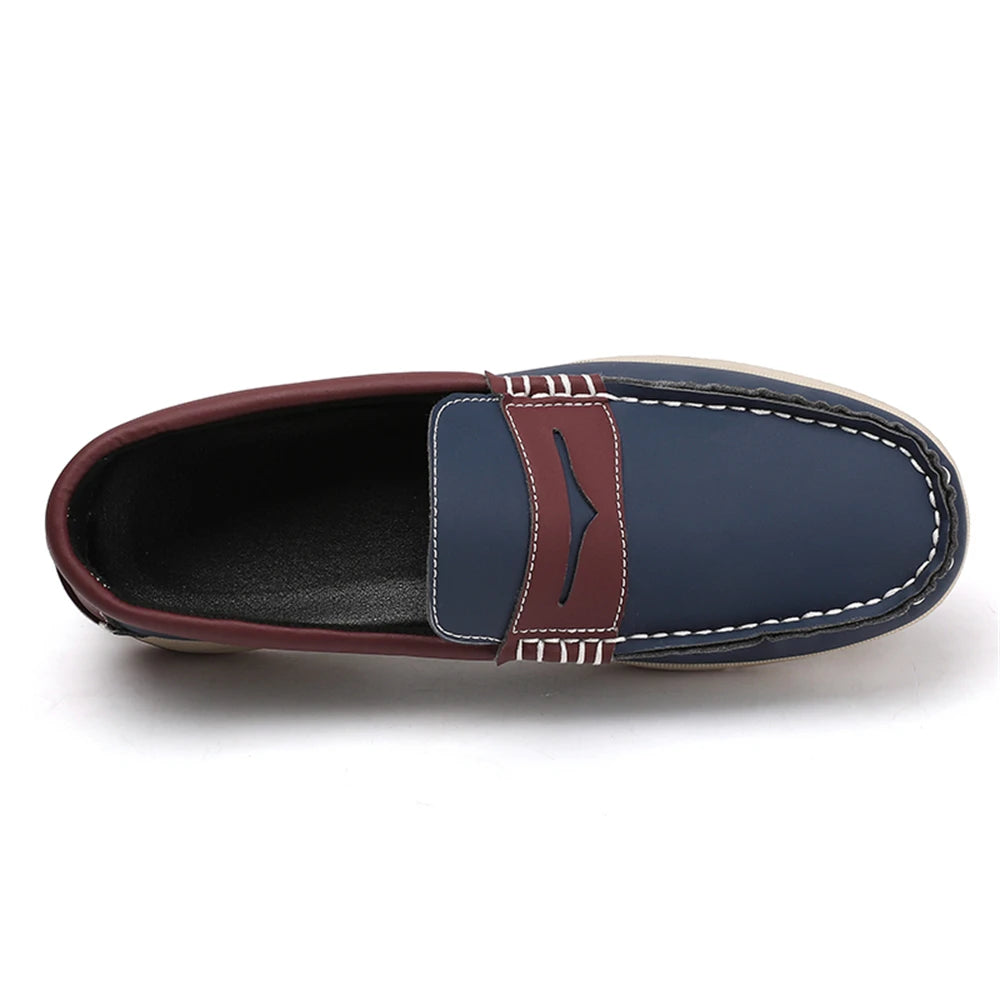 Men's Business Casual Loafers Shoes for Office Travel And Vacation Durable Elegant TPR Outsole Formal Shoes