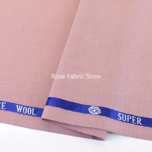 1 Meter 30% Woolen Twill Suit Fabrics Worsted Spring Summer High End Fabric Sewing Blazer Suit Handcrafts Anti Wrinkle Serge