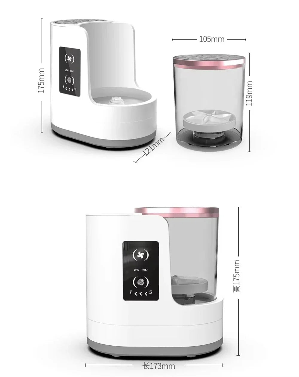 Automatic Makeup Brush Cleaner Electric Makeup Brush Quick Dry Cleaning Tool Makeup Remover Brow Pencil Brush Special Cleaner