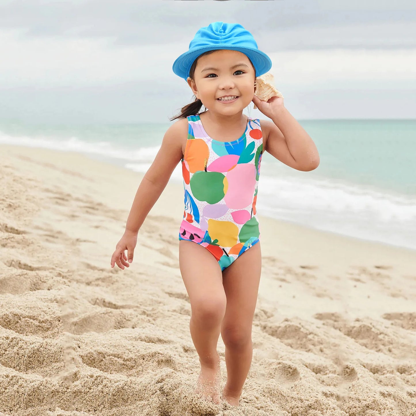 Summer Sun Hats Beach BabyGirls Boys Wide Brim UV Protection Baseball Cap for Kids Outdoor Quick Dry Breathable Empty Top Hat