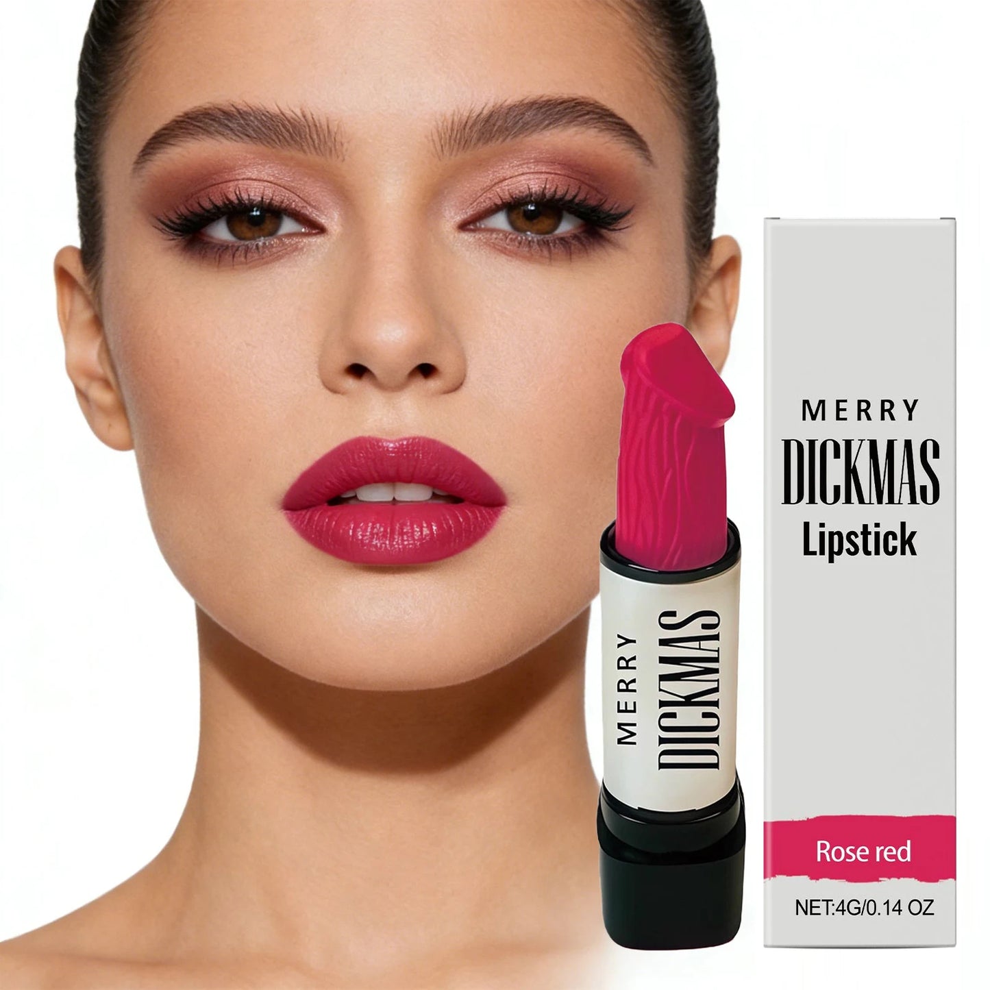 Party Lipstick Waterproof Long-Lasting Moisturizing Lip Gloss Festival Gift Rose Pink, Bright Red, Dark Purple, And Orange Brown