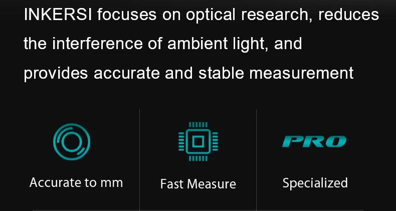 INKERSI Laser Rangefinder Digital Tape Measure 40M/70M/120m High Precision Laser Distance Meter Digital Roulette Range Finder