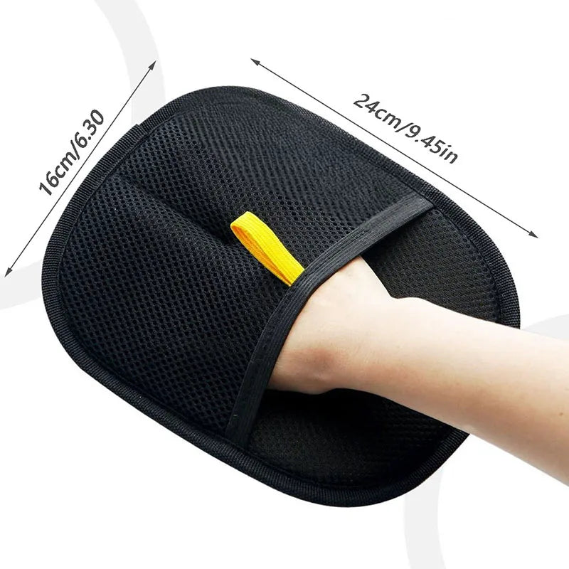 New pet hair removal tools reusable gloves, pet double-sided beauty gloves, carpet removal pet fur hair pet supplies