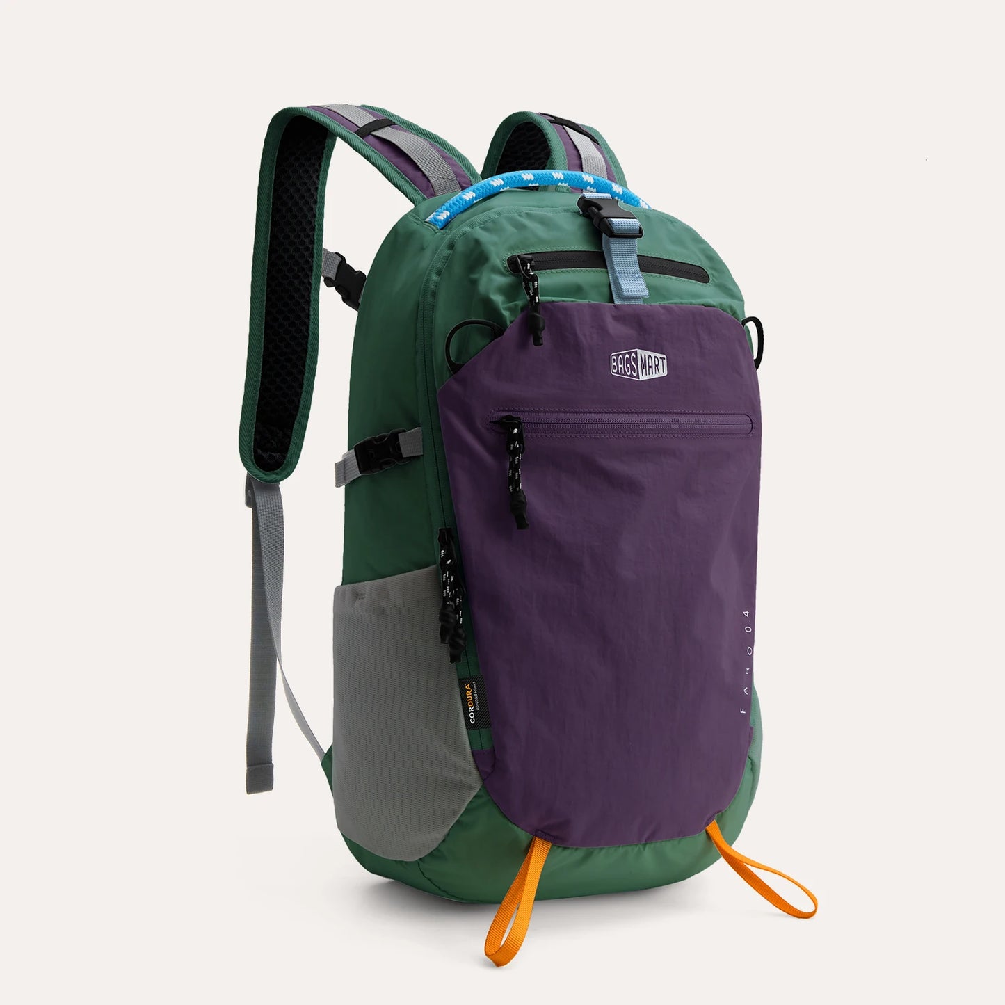 BAGSMART School Backpack for Women Nylon Waterproof School Bags Fits 14 Inch Laptop Lightweight Durable Travel Commute Hiking
