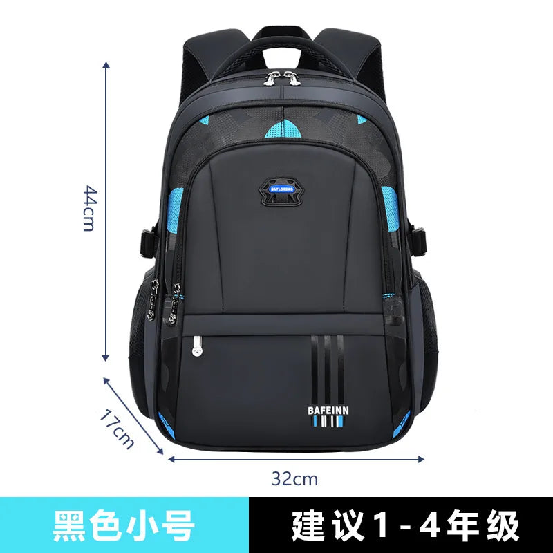 New Elementary School Students Schoolbag Boys 1-3-6 Grades 6-12 Years Old Lightweight Leisure CHILDREN'S Shoulder Bag Large Capa