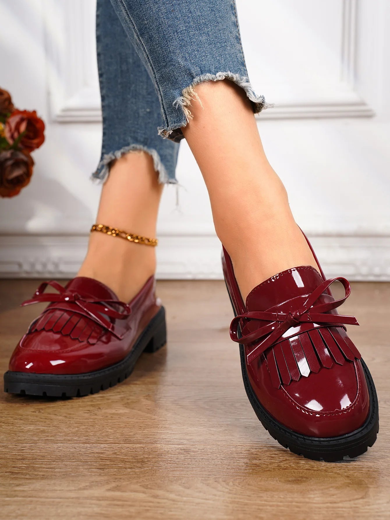 Comemore Women Flat Oxford Shoes Soft Leather Sneakers Low Medium Heeels Pumps Slip on Loafers Summer Footwear for Woman Zapatos