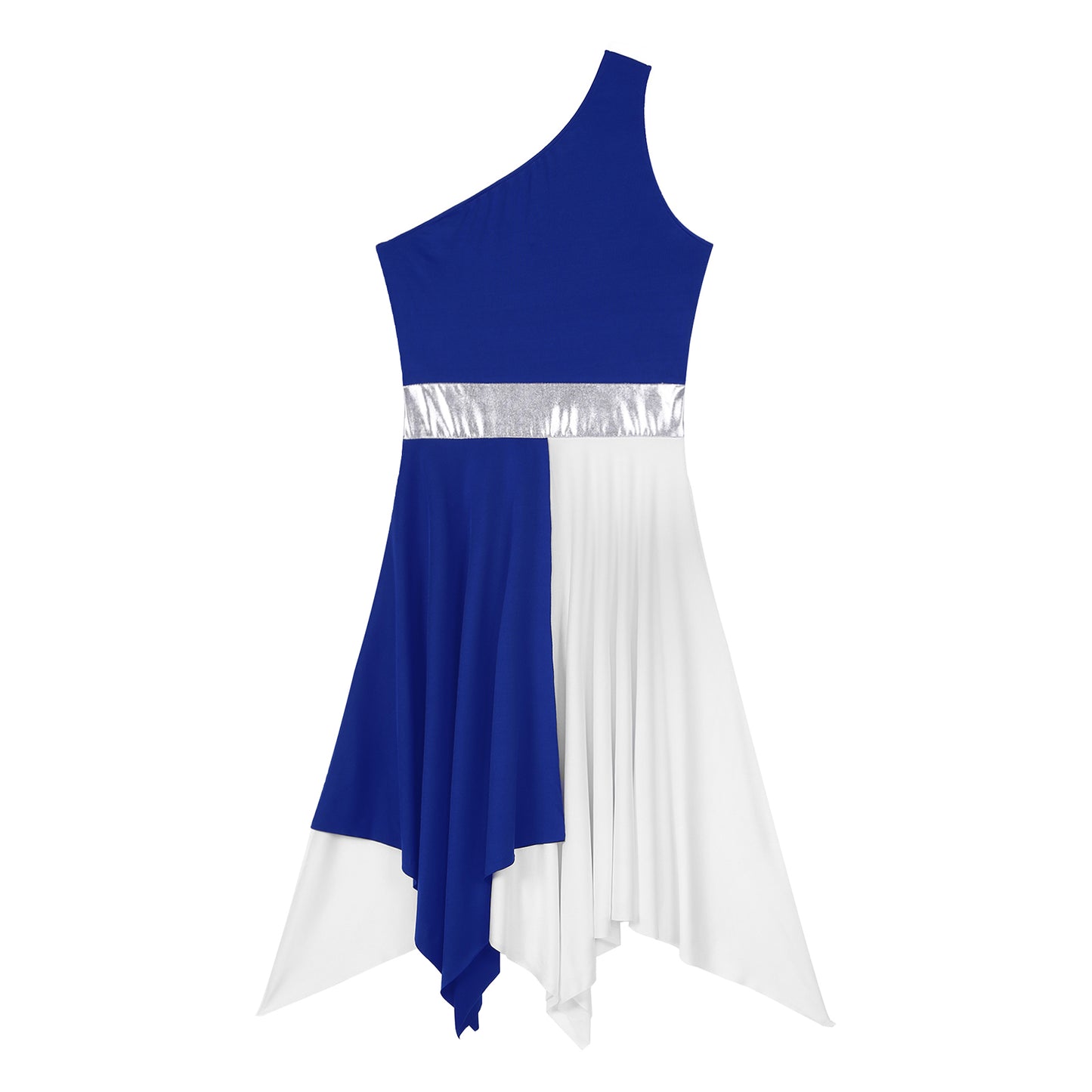 Women Ladies Lyrical Praise Dance Dress Performance Costume Modern Contemporary Celebration of Spirit Dancewear Split Long Dress