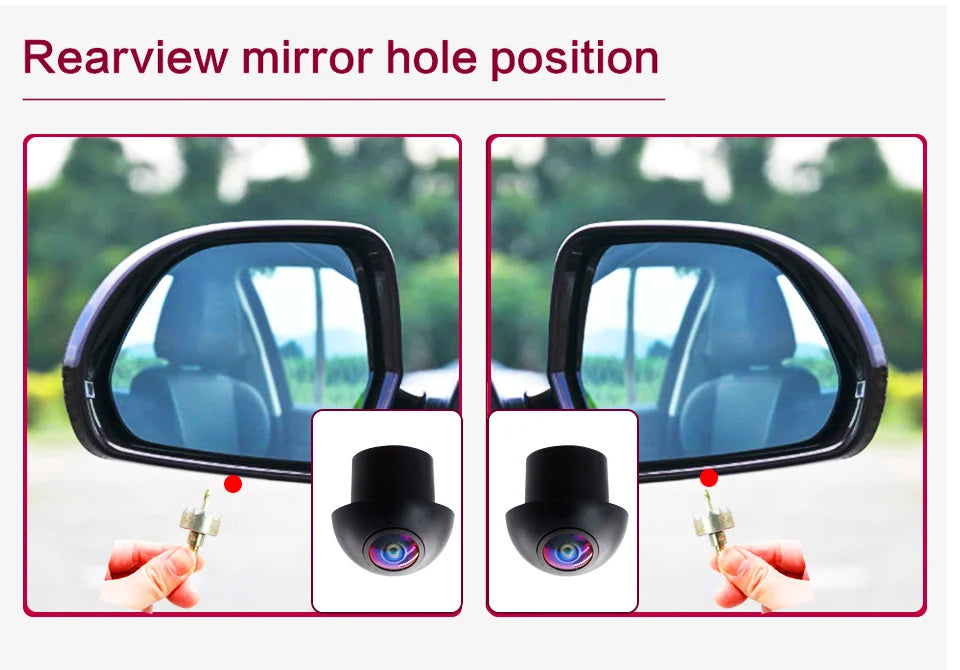 AHD 1080p 3D 360 degrees Surround Bird View Car Camera Panoramic Left Right Front Rear 4-way Camera For Car Android Player
