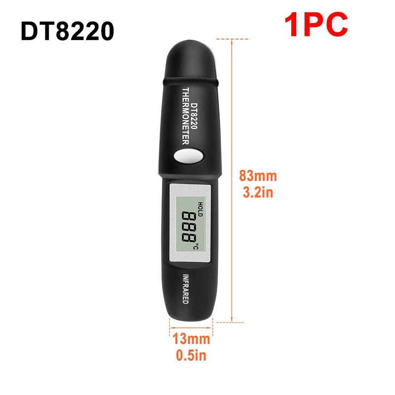 Mini Infrared Thermometer Pen Type Non-contact Pyrometer -50~220℃ Laser Temperature Sensor LCD outdoor Home Digital Thermometer
