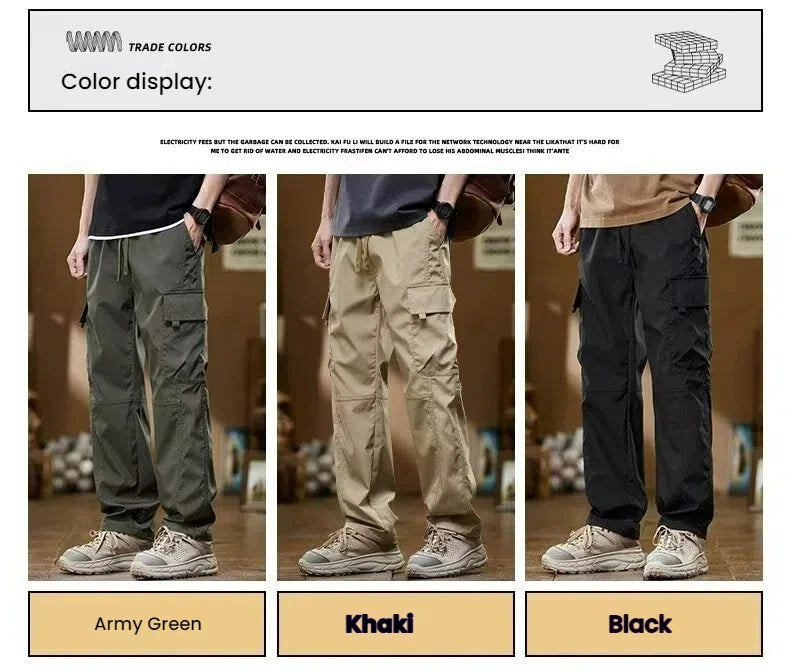 Working pants for men's new loose straight trousers for work wear-resistant and dirty American charge casual pants