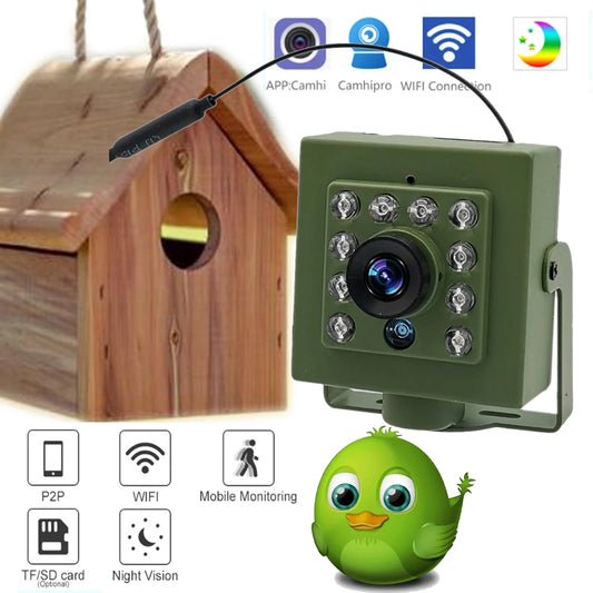 Bird Box Camera WiFi 1080P Night Vision | Indoor Wildlife & Pet Nest Cam