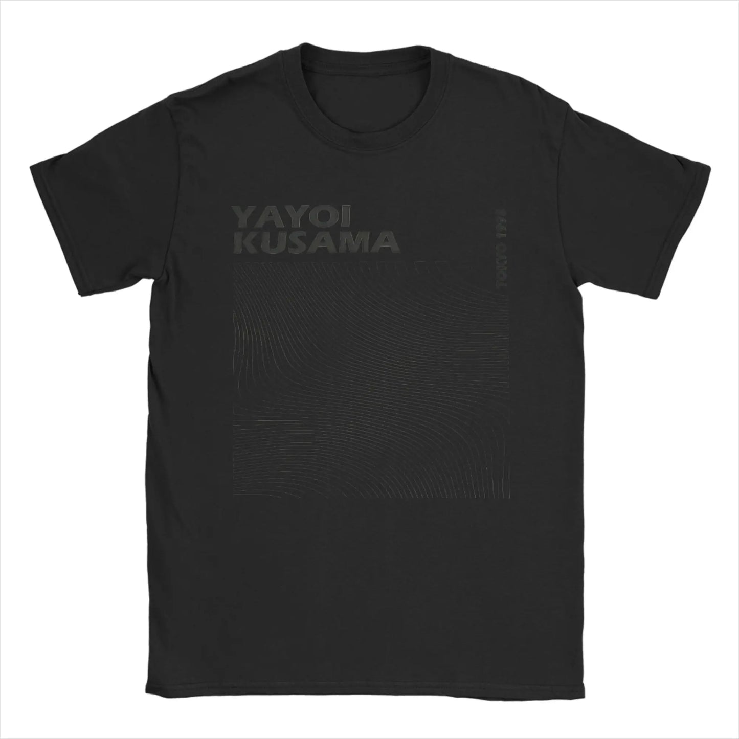 Funny Yayoi K-Kusama Line Tokyo 1998 T-Shirts for Men Crew Neck Pure Cotton T Shirt  Short Sleeve Tee Shirt Summer Clothes