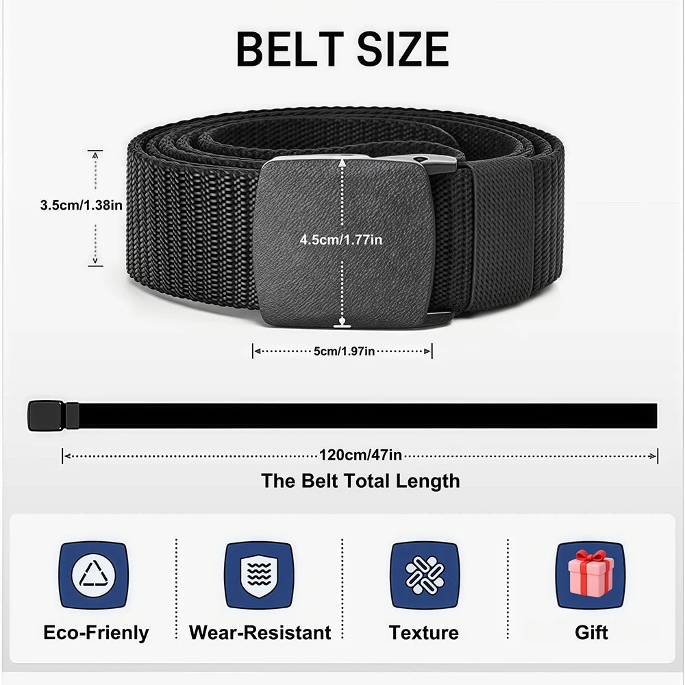 Men Women Jeans Belts 120cm With Buckle Adjustable Belt Metal Free Belts Outdoor Hunting Multifunctional Tactical Canvas Belt