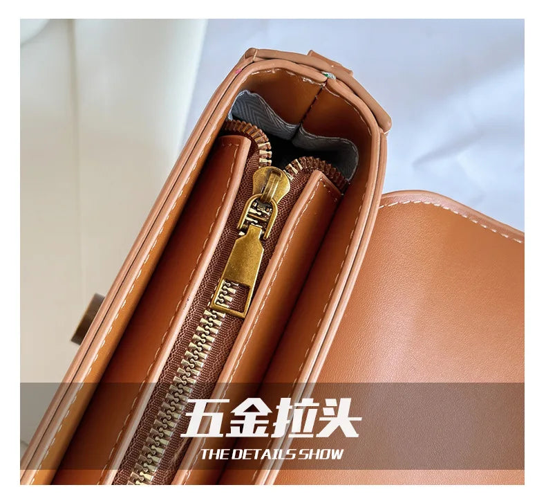 Ladies' Handbag, Swallow Bag, High-end, Fashionable, Versatile, Single Shoulder Crossbody Bag, Small Square Bag, Commuting Bag
