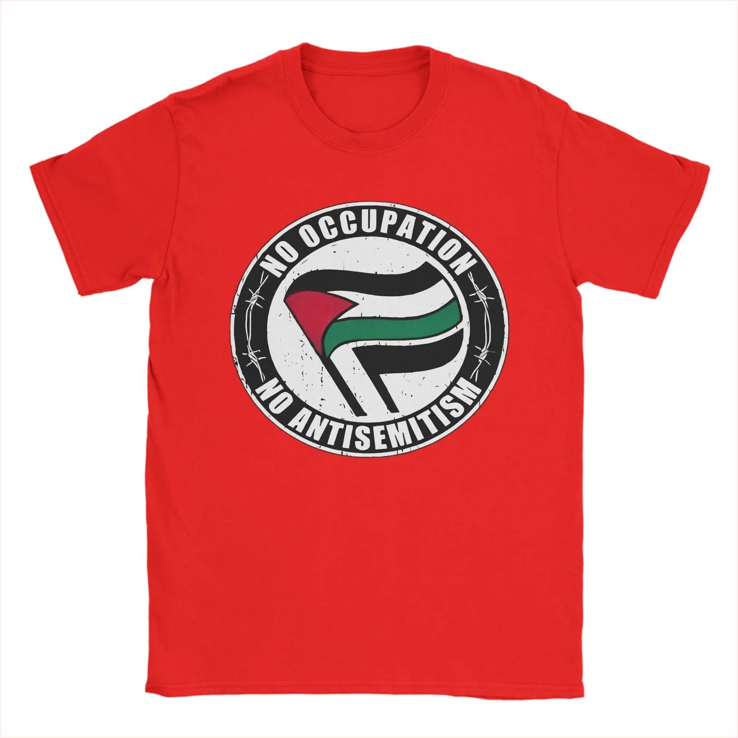 Palestine Flag  T Shirt Summer  Cotton T-Shirts For Men Popular Pattern Tshirt Short Sleeve Vintage Tops