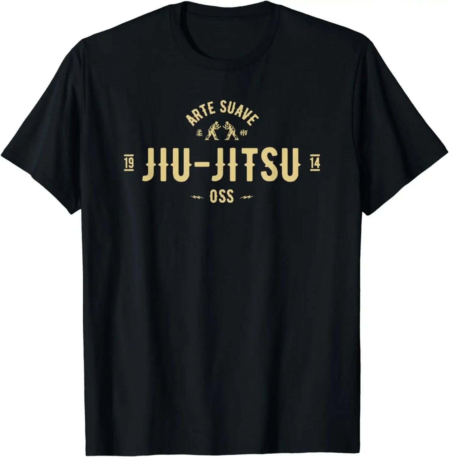 Brazilian Jiu Jitsu Shirt Arte Suave Oss Tshirt BJJ T Shirt T-Shirt  Men Clothing Tops  Streetwear  Camisetas  Vintage T Shirt