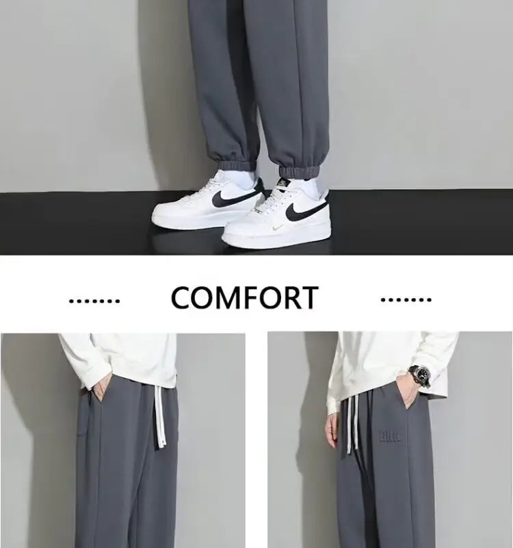 Men's Trousers Casual Trousers Loose Popular Sports Pants Versatile Casual Pants for Boys