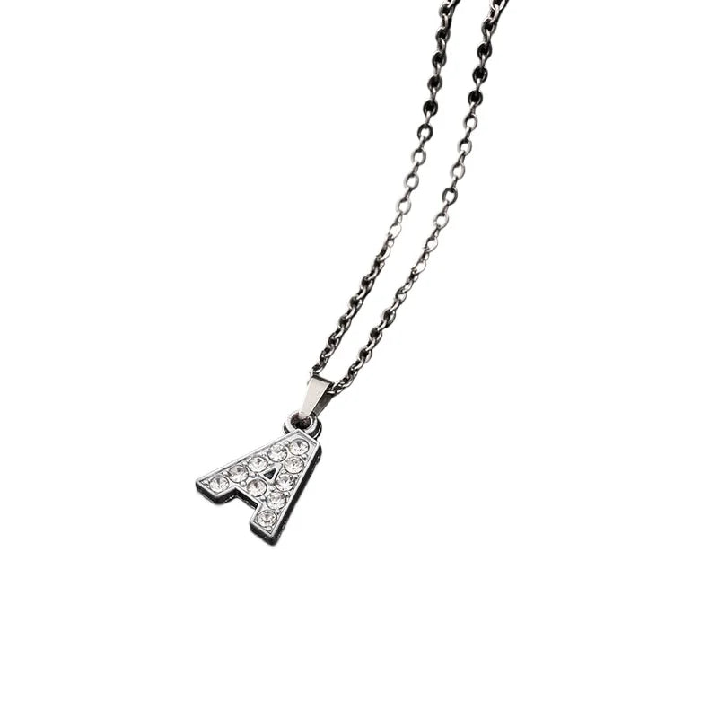 26-Letter Necklace Pendant Alphabet Jewelry Necklace Fashion Decorative Necklace