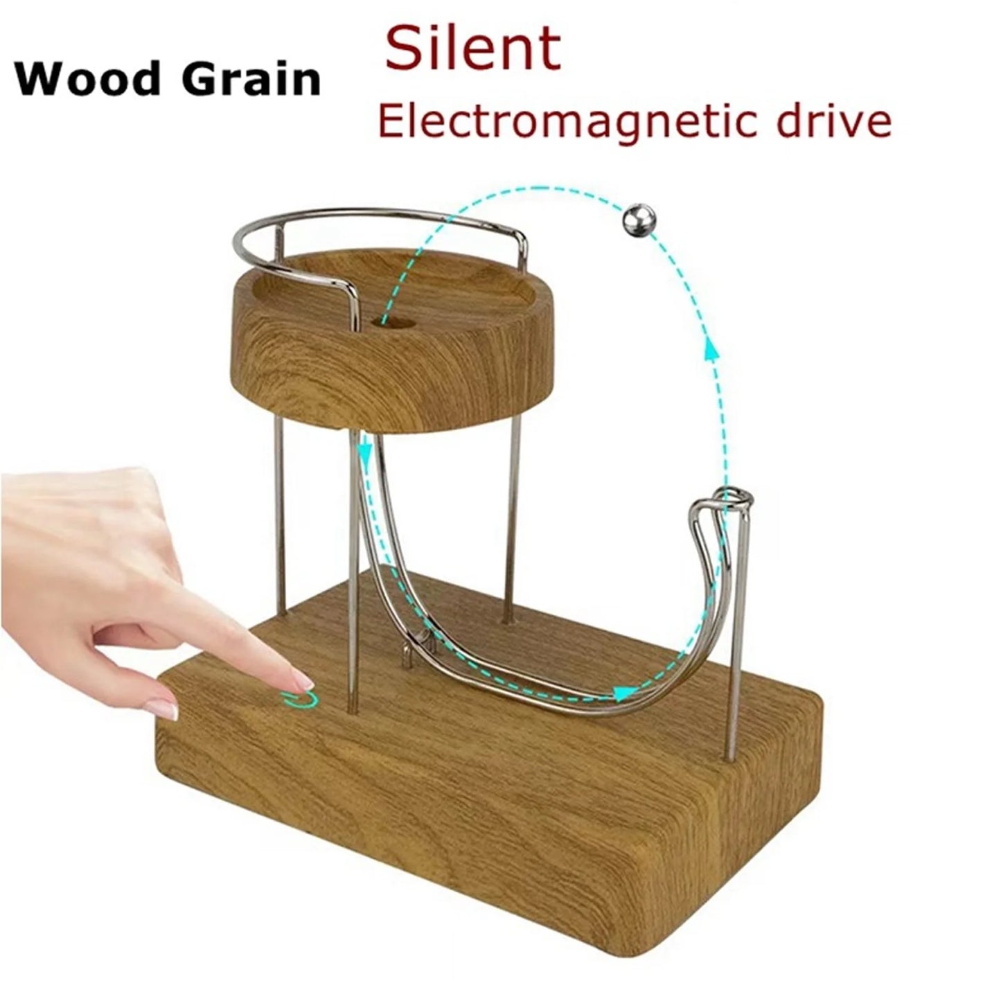 Perpetual Motion Machine Desk  Educational Touch Switch Low Noise Stress Relief Desk  Perpetual Motion Machine Desk