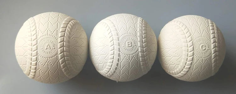 1 Piece Beginner Rubber Soft Safety Baseball Ball For Child Young Men Women Training Safe 3 Size To Choice