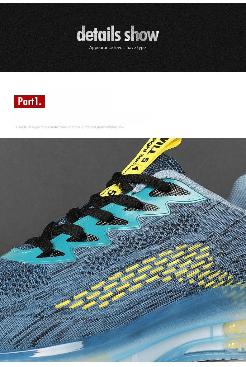 Running Shoes for Men Breathable Sneakers Fashion Lightweight Men Sports Shoes Outdoor Comfortable Tennis Basketball Shoes 39-48