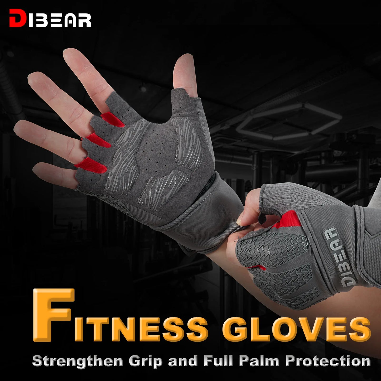 Gym Weight Lifting Gloves Fitness Outdoor Body Building Training Sports Exercise Cycling Anti Slip Workout Gloves for Men Women