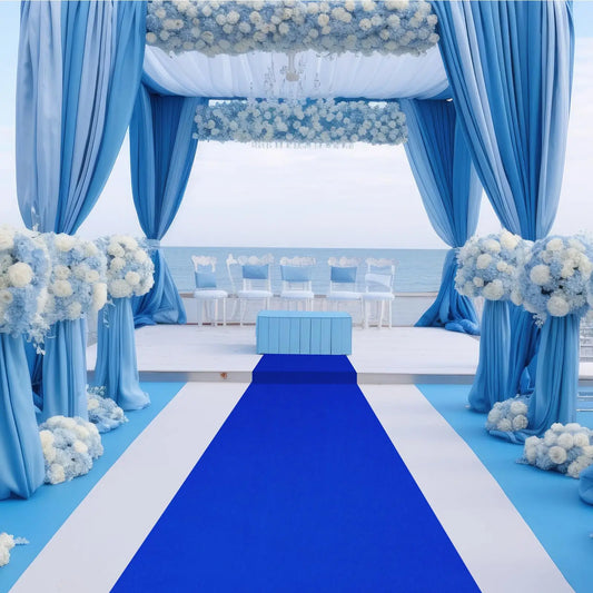 Blue Wedding Carpet Non slip Wedding White Carpet Wedding Red Carpet Ceremony Evening Stage Carpet Wedding Carpet Wedding Carpet