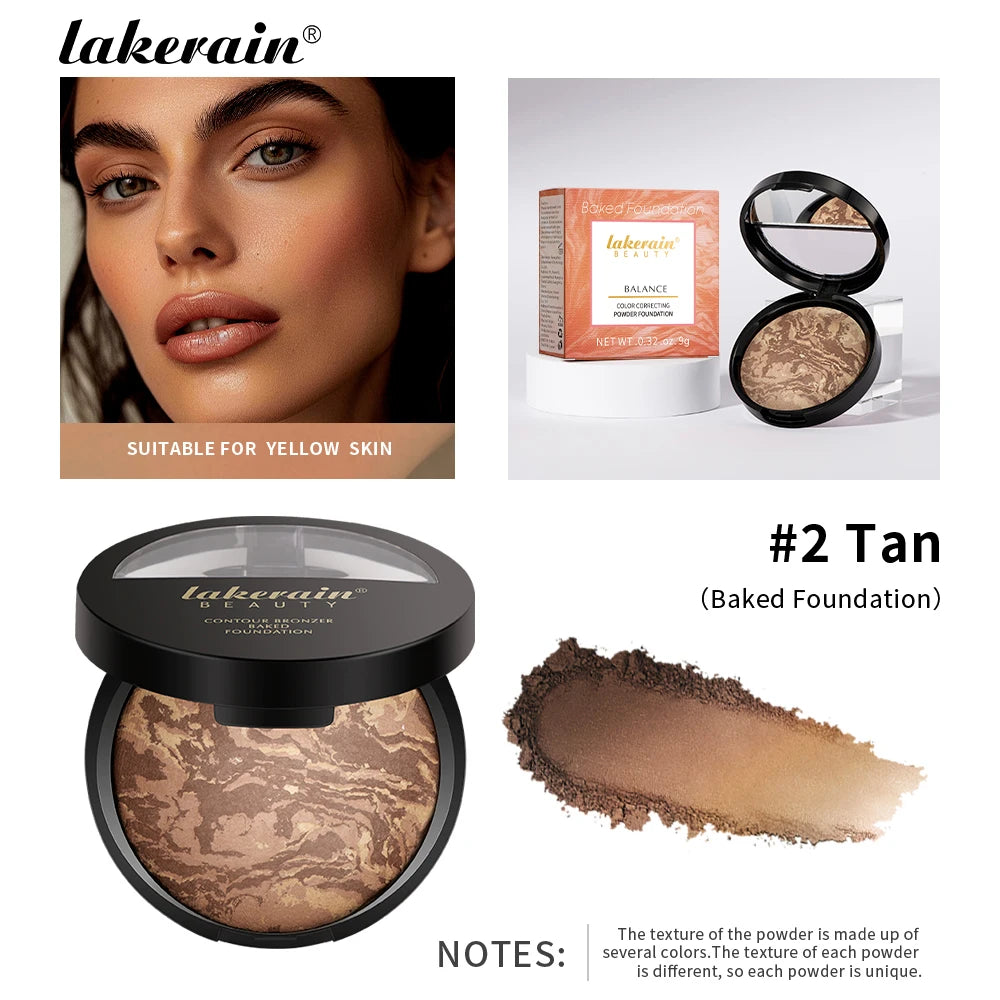 Setting And Contouring Powder Palette Color Correcting Powder Foundation Coverage Semi Matte Natural Finish Powder Cosmetics