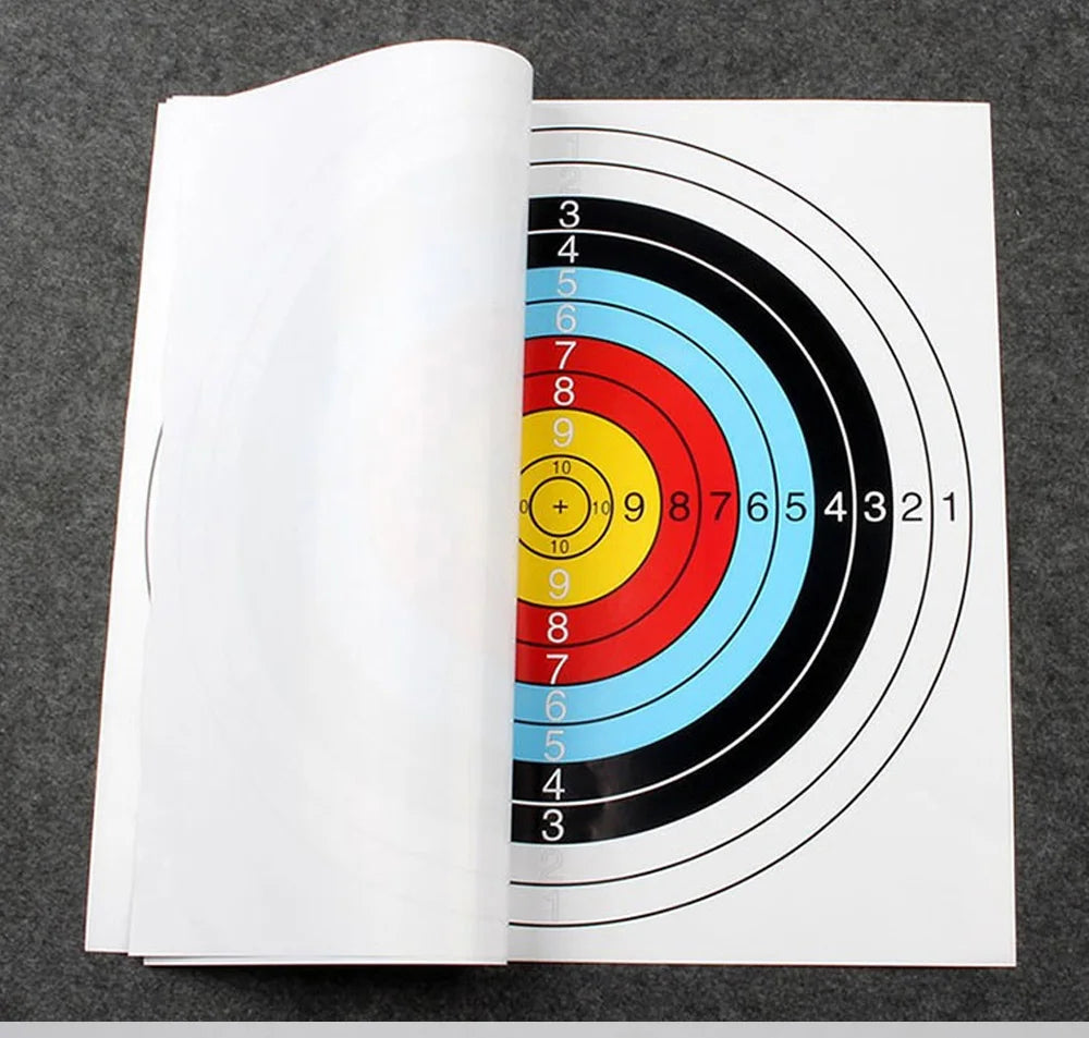 Archery Targets Paper,  Bow and Arrow Targets for Hunting Backyard, Archery Target Practice Accessories